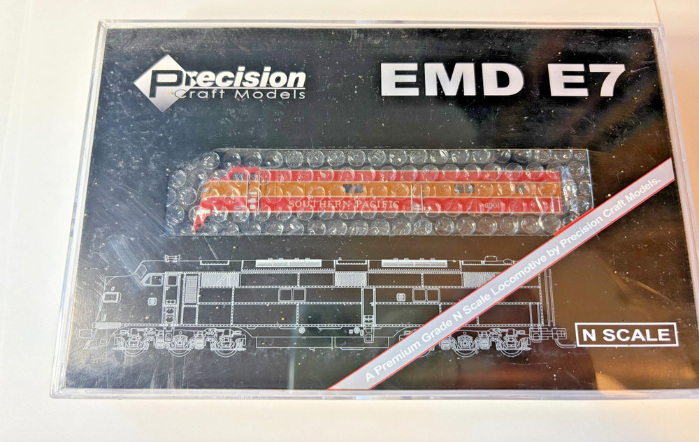 Precision Craft Models N Scale Train EMD E7 E7A 626 Southern Pacific