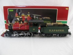 Vintage Lehmann LGB G Scale DSP & PRR 2-6-0 Mogul Steam Locomotive #2018D EX