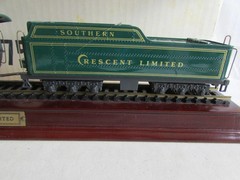 HO Southern Crescent Limited #1396 Steam Locomotive & Case Franklin Mint NIB2