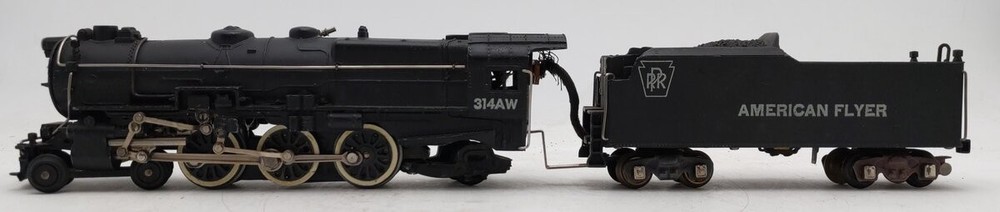 American Flyer 314AW Vintage S Steam Locomotive & Tender
