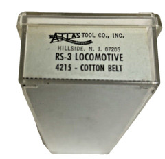 N Scale Atlas # 4215 RS-3 Cotton Belt Diesel Locomotive In Case