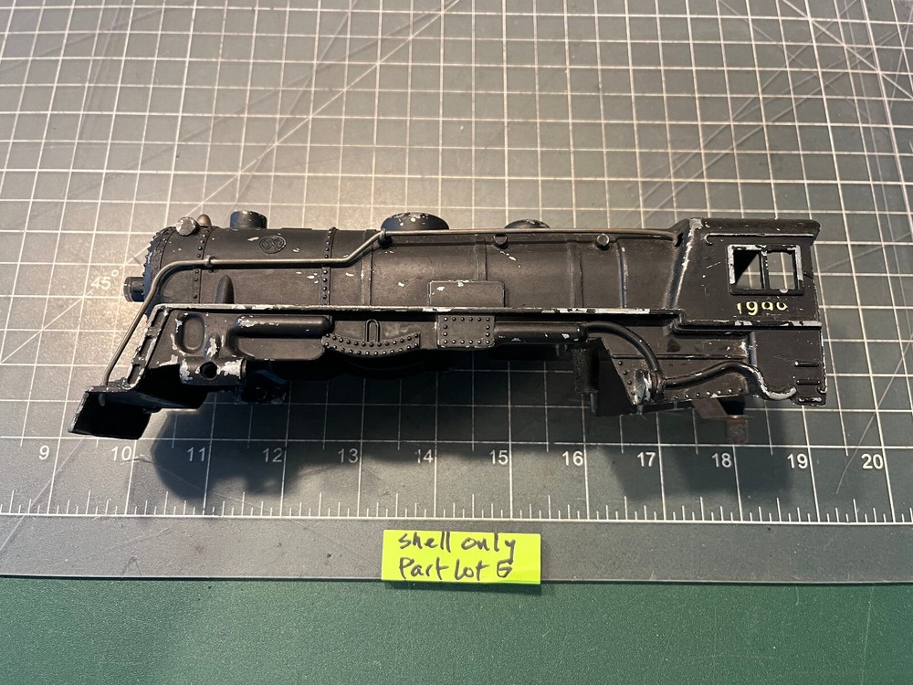 Marx O Train Diecast Metal 999 Locomotive Engine SHELL ONLY PART LOT G
