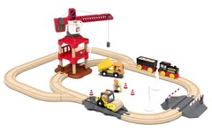 Battery Operated Locomotive Train, 1.8 x 3.8 x 11 inches, Black & Red