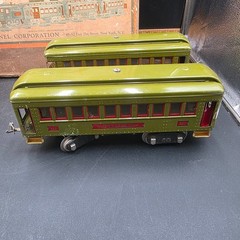 Lionel Standard Gauge Outfit 347 Olive & Red Outfit Set w BOX! UNTESTED