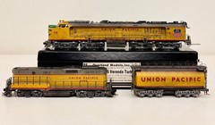 Overland Diamond HO UP Veranda Turbine w/ GP9 Round Tender DCC & Sound OMI-5859