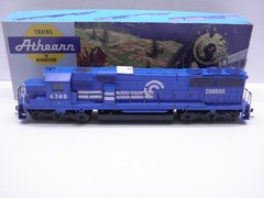 ATHEARN SD 50 LOCOMOTIVE CONVERTED TO DCC- CONRAIL #6748 HO SCALE