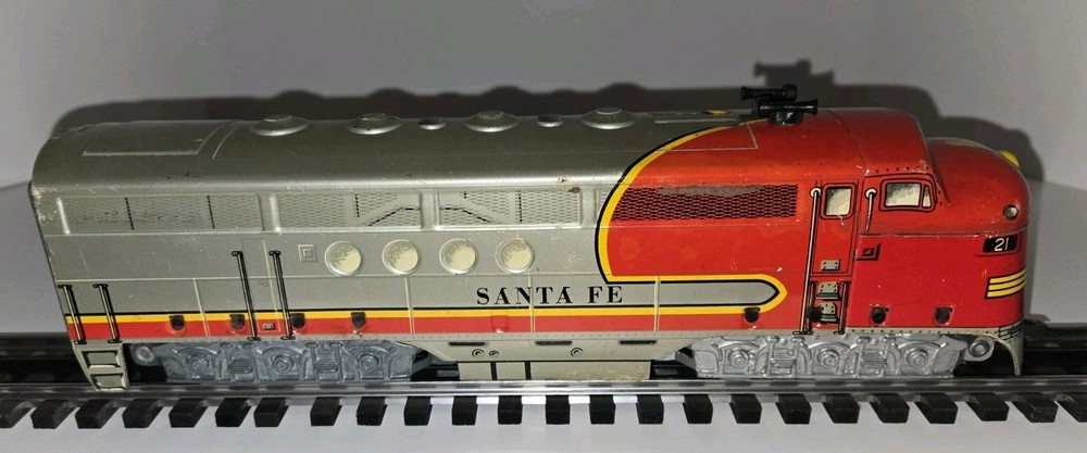 Marx 21 Santa Fe Tin Diesel Dummy A Unit