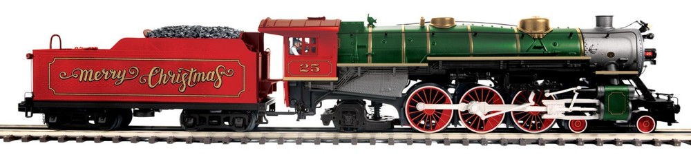 MTH 20-3979-1 Premier Christmas 4-6-2 USRA Pacific #25 Steam O Scale PS3 – NEW