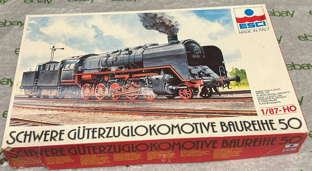 Vintage ESCI Railroad 1/87 HO Model Schwere Guterzuglokomotive Baureihe 50
