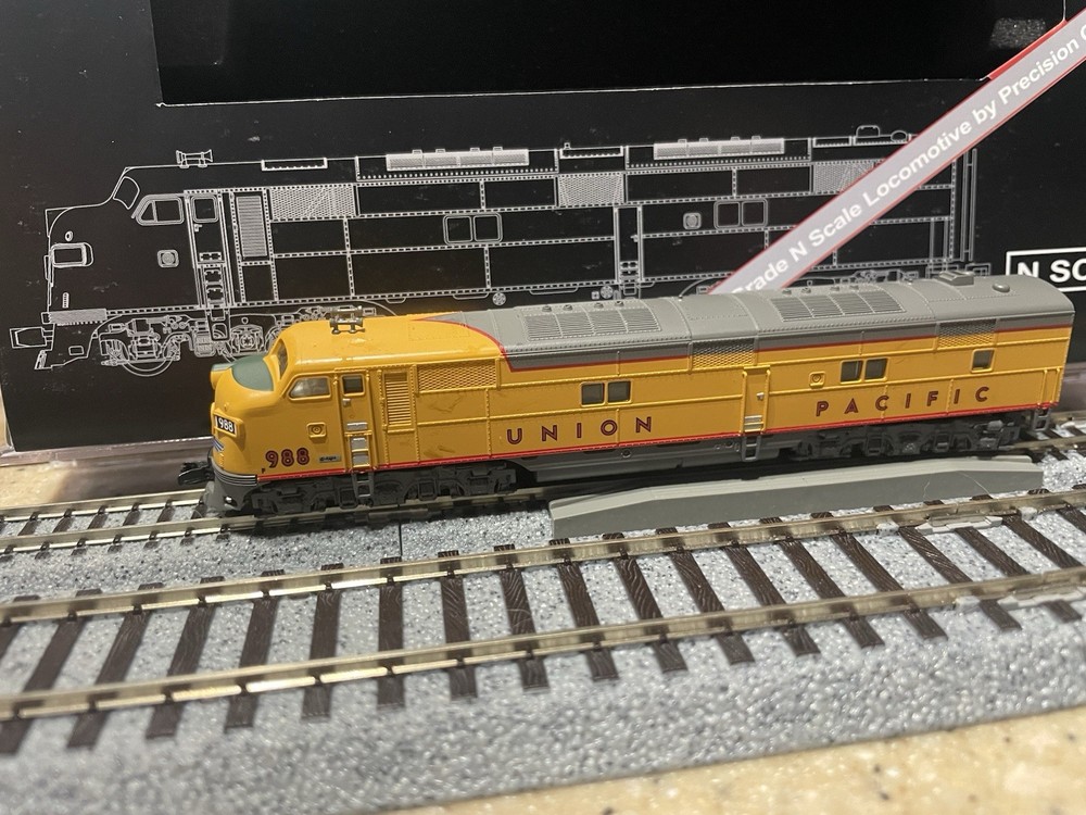 Precision Craft Models N 609 EMD E7A #988 Powered, No Sound/DCC Ready Train