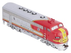 Athearn G1000A HO Scale Atchison Topeka Santa Fe EMD F7A Diesel Locomotive #304