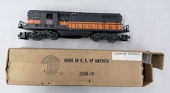 + Lionel Postwar O Gauge 2338X Milwaukee Road GP-7 Diesel Locomotive w/ Box