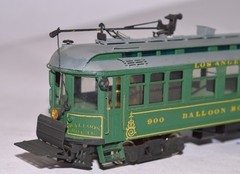 HO Brass Pacific Electric ‘Balloon Route’ Excursion Car 1-of-Kind Model XLNT!