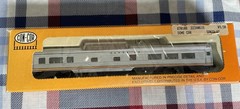 HO Con-Cor SANTA FE dome diner passenger car NOS