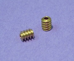 HO/HOn3 ROUNDHOUSE SHAY PART(S) MDC-06 TRUCK BRASS WORM GEARS