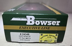 Bowser HO Scale CP Rail SD40-2F #9016 with DCC/Sound