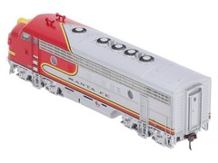 Athearn G1000A HO Scale Atchison Topeka Santa Fe EMD F7A Diesel Locomotive #304