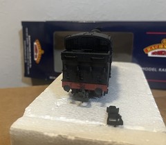 BACHMANN 32-203 GWR PANNIER TANK 4666 BR BLACK – WEATHERED 0-6-0 (OO/HO Gauge)