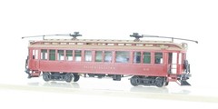 HO Brass E. Suydam & Co Pacific Electric “Eight” Wood Interurban 2 Poles Painted
