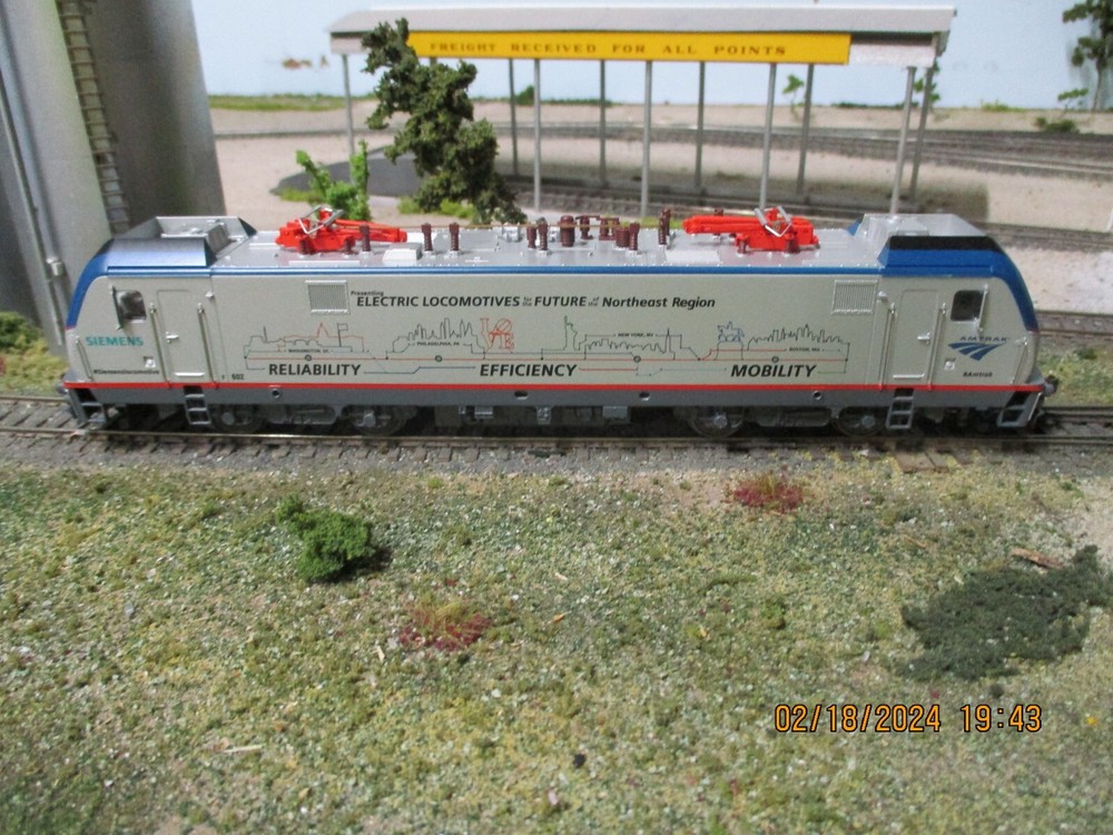 AMTRAK 602,BACHMANN 67406 HO SCALE ,Siemens ACS-64 Electric with DCC and SOUND