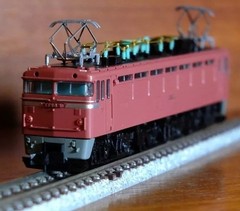 Micro Ace A3701 N gauge JR EF80-5 electric locomotive in JR Red livery