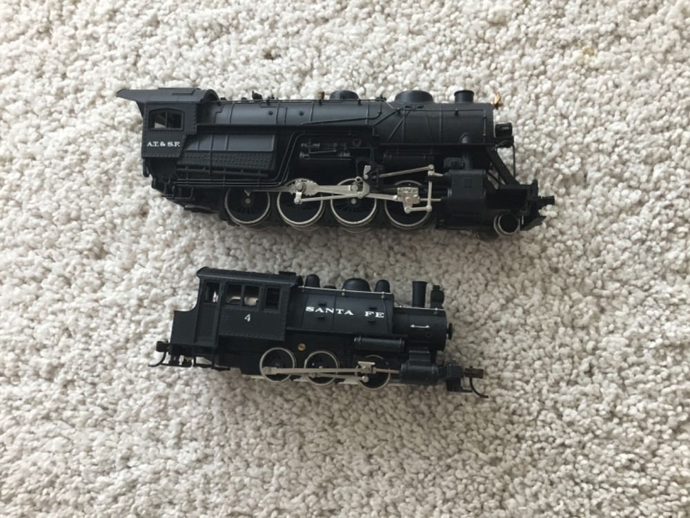A.T.& S.F. 2-8-0 Santa Fe 0-6-0 Steam Locomotives