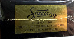 HO BACHMANN SPECTRUM 81109 GE 70 TON DIESEL SWITCHER PAINTED UNLETTERED SEALED
