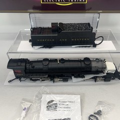 MTH Premier 20-3092-1 Norfolk & Western Y3 2-8-8-2 Steam PS.2 O New #2014 BCR NW