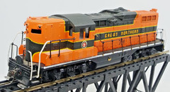Vintage Tenshodo HO DC Great Northern GN 704 GP7 Diesel Loco Tested Not Boxed