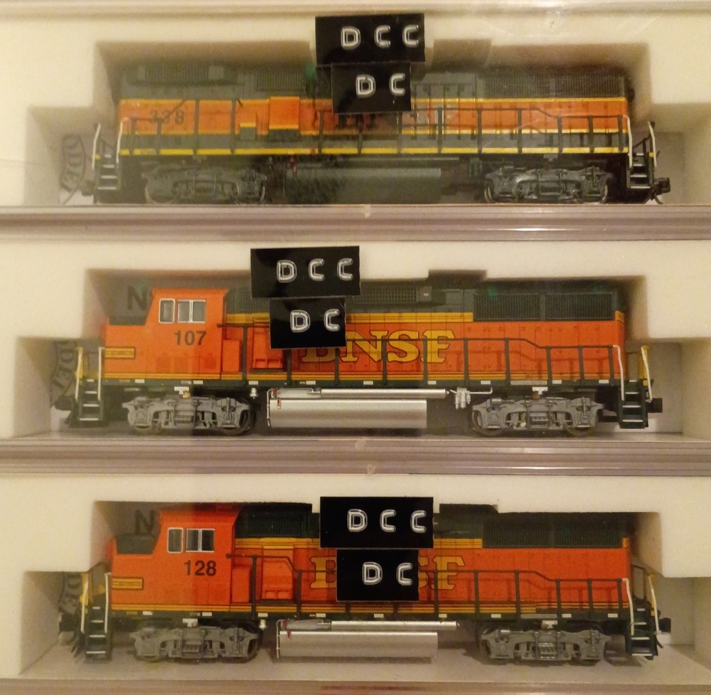 Fvm Fox Valley Models BNSF GP60M, GP60M, And GP60B All 3 have DCC. Rare!