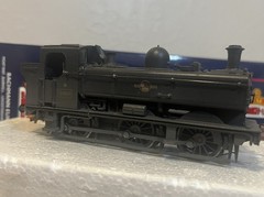 BACHMANN 32-203 GWR PANNIER TANK 4666 BR BLACK – WEATHERED 0-6-0 (OO/HO Gauge)