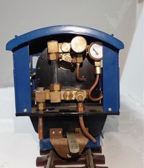 C62 14 Live Steam Locomotive 1 Gauge Alcohol Fired w/Tender 11kg used