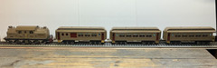 Lionel 402E standard gauge set with 418, 419, 490 Pullman Passager cars