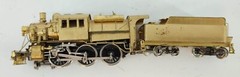 Nickel Plate Products HO Scale Brass 2-6-0 Camelback Steam Locomotive and Tender