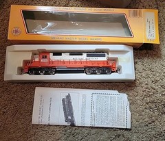 HO Scale 6-Wheel Western Maryland Diesel Locomotive #7549