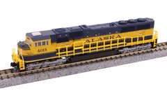 Kato 176-6411 N Scale EMD SD70MAC Alaska ARR 4015 – DC (Spirit of North Pole)