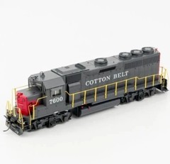 Rapido ~ HO Scale ~ EMD GP40 ~ SSW/Cotton Belt #7604 ~ DC/Silent ~ 040025