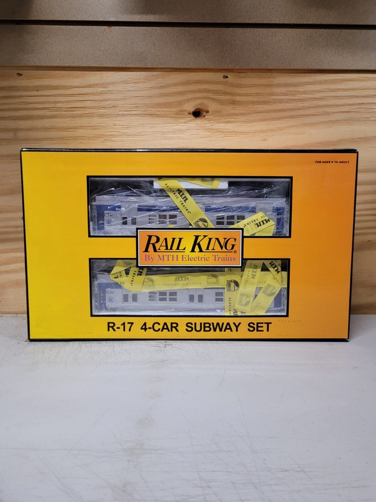 Railking by MTH 30-2211-1 Metropolitan Transportation R-17 / 4-Car Set w/ Sound