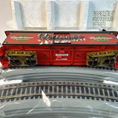 Hawthorne Village Budweiser Clydesdales Freight Train Car(illuminated) & Tracks