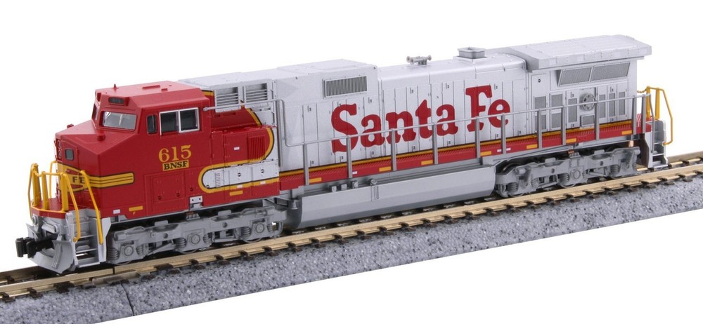 Kato N GE C44-9W Burlington Northern Santa Fe BNSF #615 DC LED 1763515