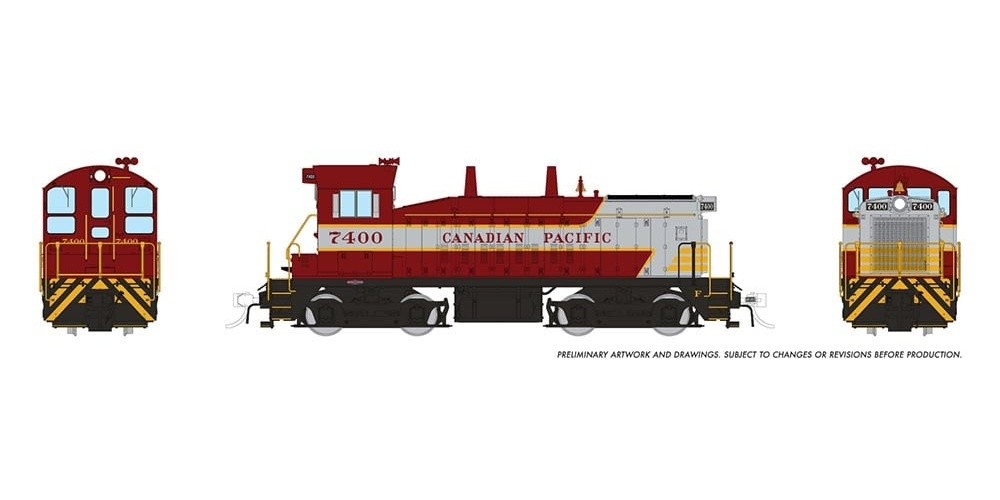 Rapido 27576 HO Scale Canadian Pacific Block EMD SW9 #7403 DC/DCC/Sound