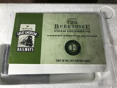 B-18 GREAT AMERICAN RAILWAYS BY HALLMARK – 726 BERKSHIRE STEAM LOCOMOTIVE – NIB
