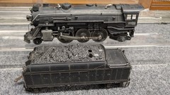 Lionel Prewar 225 Steam Locomotive with 2235W Whistle Tender – Tested
