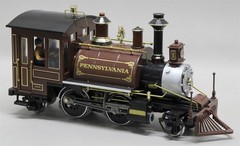 Polk Aristocraft REA-21001 PRR Pennsylvania 2-4-2 Steam Loco G-Gauge/Scale Exc