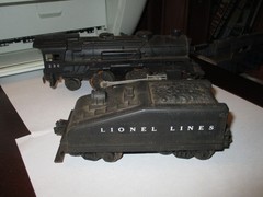 Lionel “O” Scale ,#236 Eng.+ Coal Car, No Test.Good Shape.