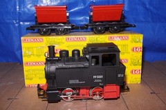 LGB G Spur 20803 Small Starter Set + BR 99 Steam Locomotive, Green