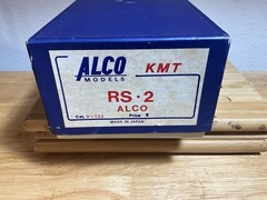 KMT HO 1:87 Brass RS-2 Diesel Locomotive ALCO DC Analog D-132