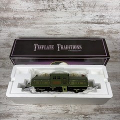MTH Standard Tinplate Two Tone Green 381E Locomotive Traditional 10-1077-0