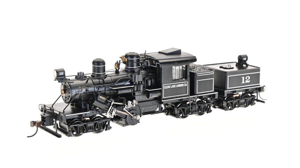 Bachmann Spectrum 70 Ton Three Truck Climax Clear Lake DC/DCC HO scale