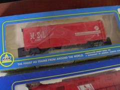 AHM ALCO Century 424 5015 F Central Of N.J. #1540 Diesel & 2 M-STL BOX CARS